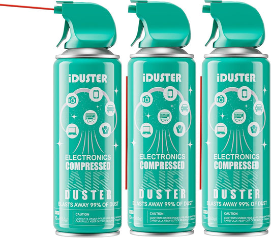 Keyboard Cleaner Air Spray - Canned Air for PS5, Computer, PC, Keyboard, Electronics, 3PCS(10oz)