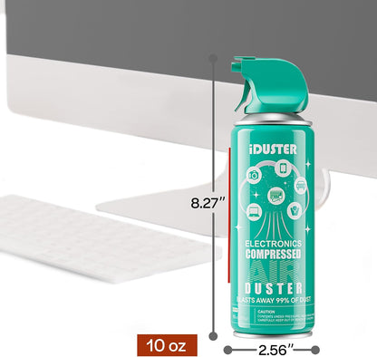 Keyboard Cleaner Air Spray - Canned Air for PS5, Computer, PC, Keyboard, Electronics, 3PCS(10oz)