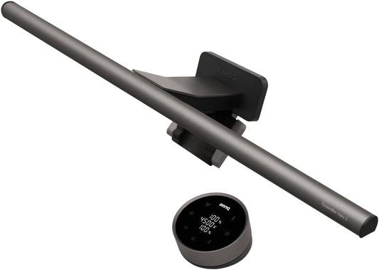 ScreenBar Halo 2 LED Monitor Light Bar - Wireless Controller, Backlight, Motion Sensor, Adjustable Brightness/Color Temperature, Eye-Care, No Screen Glare, Fits Curved Monitor, Monitor Accessory
