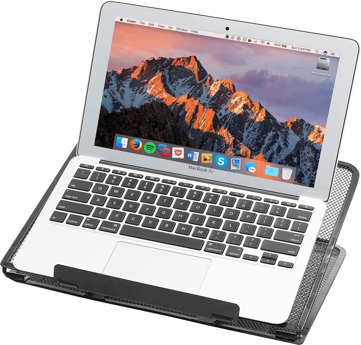 Laptop Stand, 11-Level Adjustable Computer Holder, Black