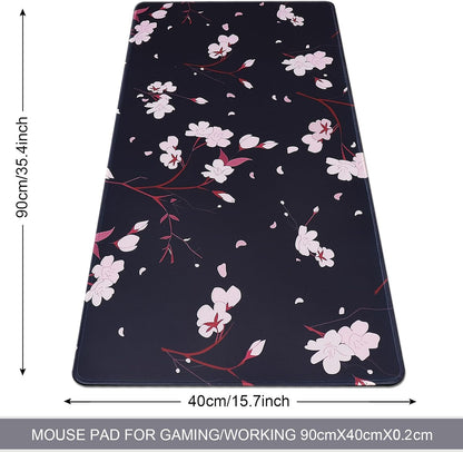 XXL Professional Large Mouse Pad & Computer Game Mouse Mat (35.4x15.7x0.1IN, Map) (90 * 40 Map)