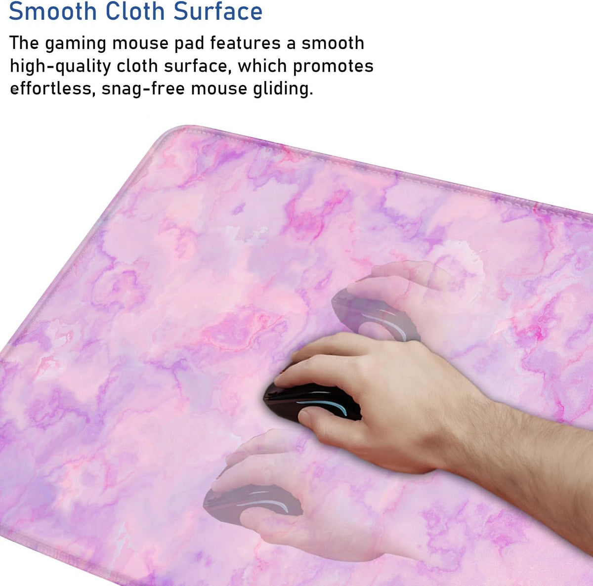 Large Extended Gaming Mouse Pad with Stitched Edges (31.5X15.7In) Mousepad