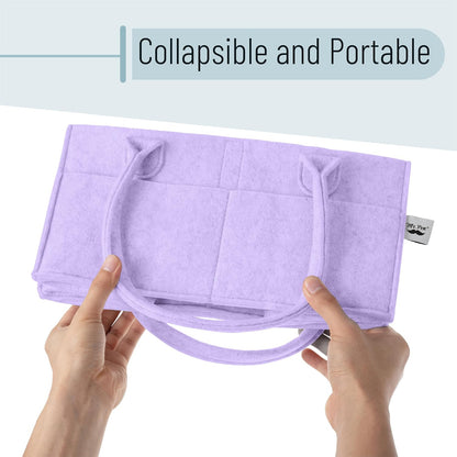 Baby Diaper Caddy Organizer, Gray, Medium