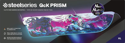 QcK Gaming Mouse Pad - XXL Cloth - Peak Tracking and Stability - Esports Mousepad - Never-Slip - Full Desk Coverage