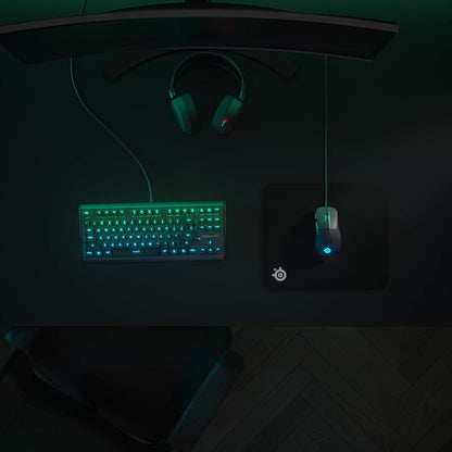 QcK Gaming Mouse Pad - XXL Cloth - Peak Tracking and Stability - Esports Mousepad - Never-Slip - Full Desk Coverage