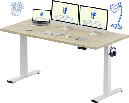 EN1 48"x24" One-Piece Standing Desk, White