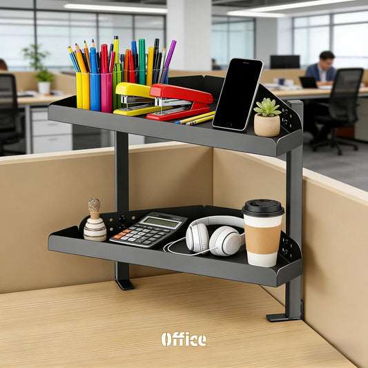 Desk Clamp Shelf, 16 Inch Corner
