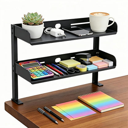Desk Clamp Shelf, 16 Inch Corner