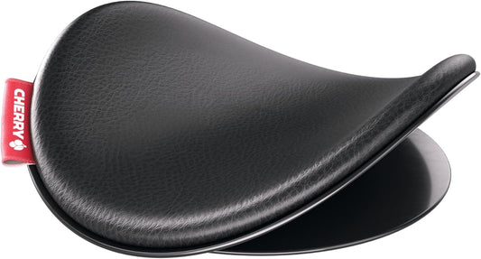 Cherry SLIDEPAD Ergo, Sliding Ergonomic Arm Rest for the Desk, Compatible with Mouse and Keyboard, for Right- and Left-Handers, IGR-Certified, 1 Pad, Black