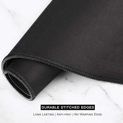 Auhoahsil Desk Mat, Ultra Large Mouse Pad, XXL Gaming Mousepad, Green Tropical Leaves Deskpad, Big Extended Full Size Mouse Pad, Desktop Desk Matt for Keyboard, Laptop & Computer, 35.5 x 15.7 in - Colors B