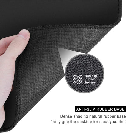 Auhoahsil Desk Mat, Ultra Large Mouse Pad, XXL Gaming Mousepad, Green Tropical Leaves Deskpad, Big Extended Full Size Mouse Pad, Desktop Desk Matt for Keyboard, Laptop & Computer, 35.5 x 15.7 in - Colors B