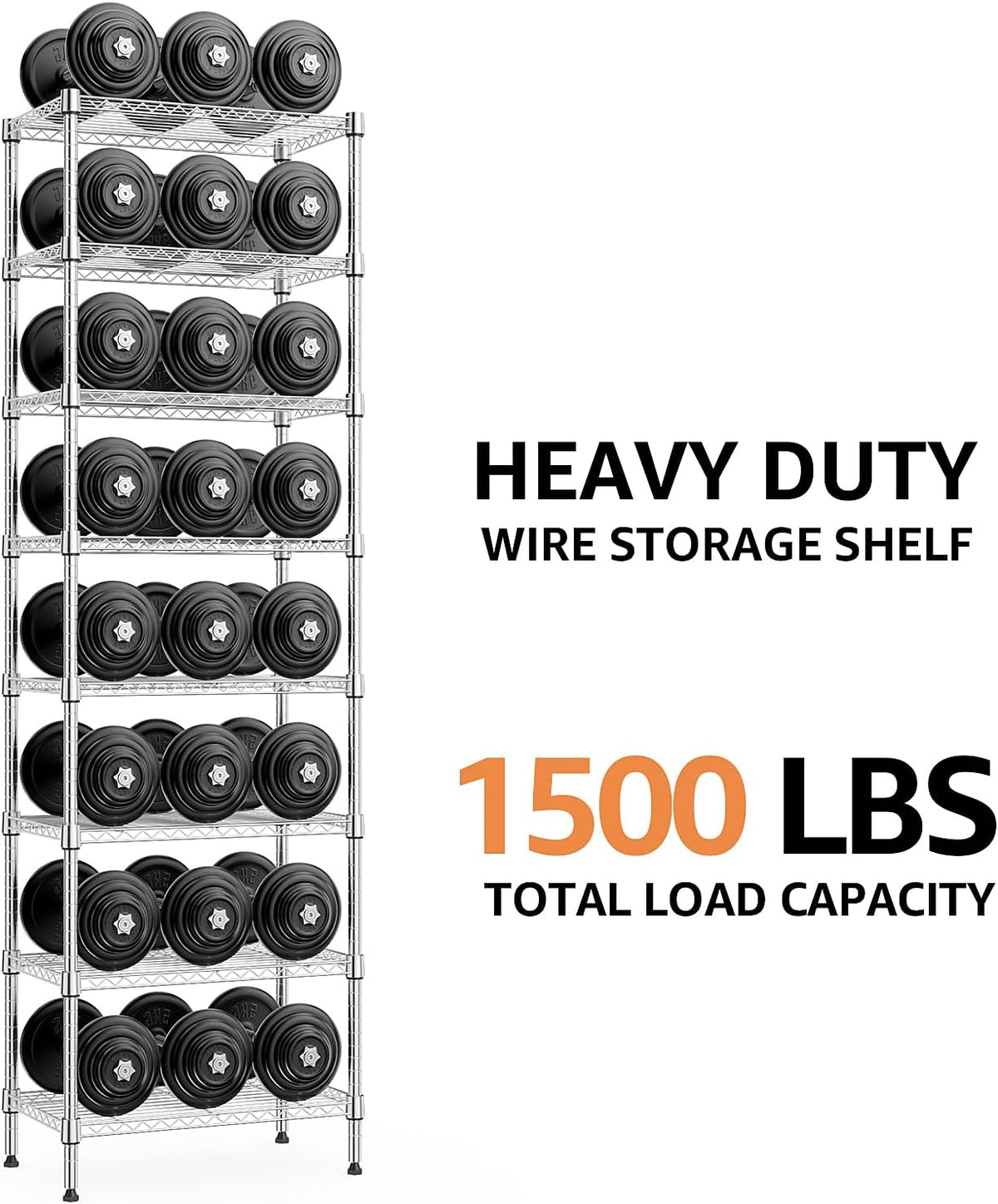 M MZG 450 lbs Steel Storage Shelving 3-Tier Utility Shelving Unit Steel Organizer Wire Rack for Home,Kitchen,Office (11.8" D x 17.7" W x 26.3" H) - Colors A