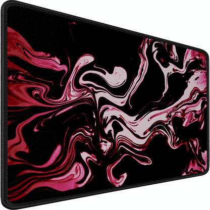Large Gaming Mouse Pad, 31.5x15.7 inch Large Extended Computer Keyboard Mouse Mat, Water Resist Non-Slip Mousepad Rubber Base Long XXL Desk Mouse Pad for Work & Gaming, Office & Home, Black