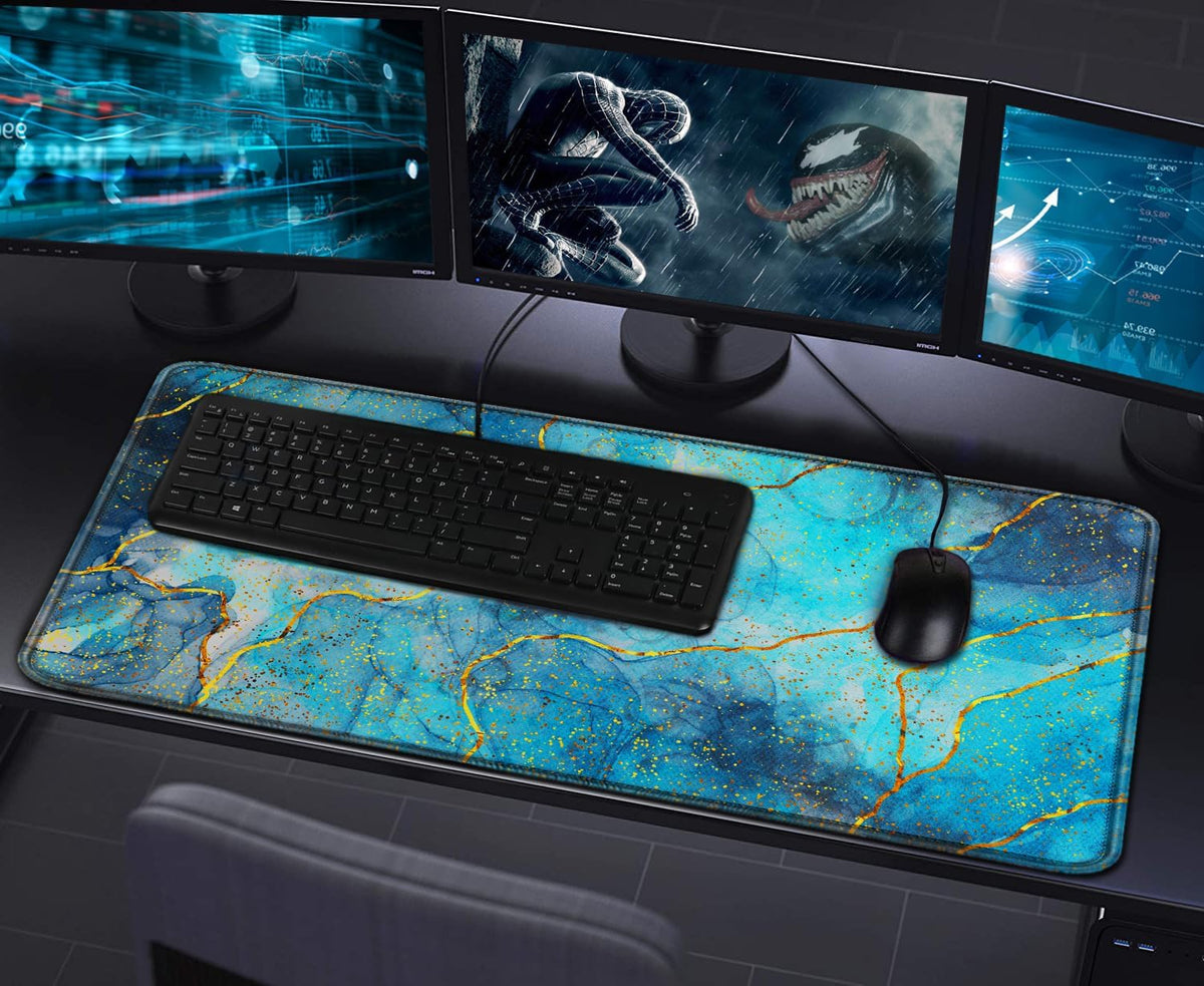 Large Extended Gaming Mouse Pad with Stitched Edges (31.5X15.7In) Mousepad