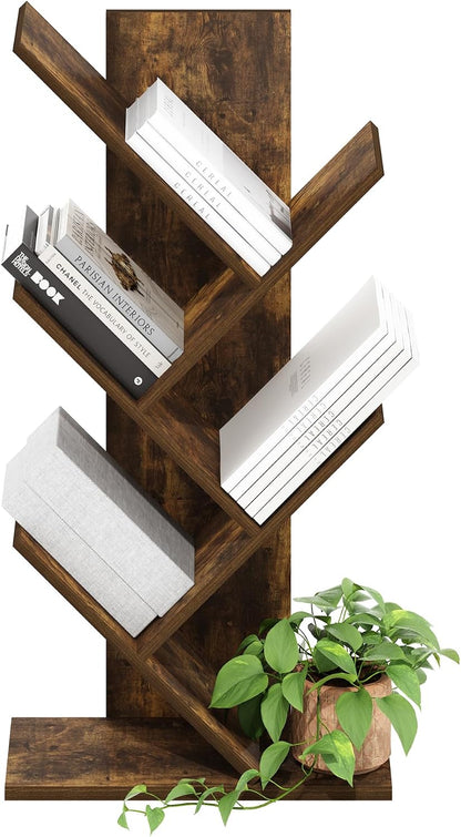 Furinno PASIR Book Shelf, 2-Tier Modern Bookshelf, Open Shelves Bookcase 9 x 12 x 21, Easy Assembly, for Living Room, Bedroom, Home Office, White