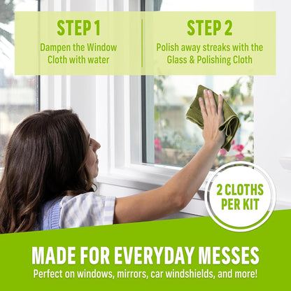 Window and Glass Cleaner Kit, Just Add Water - 1 Kit
