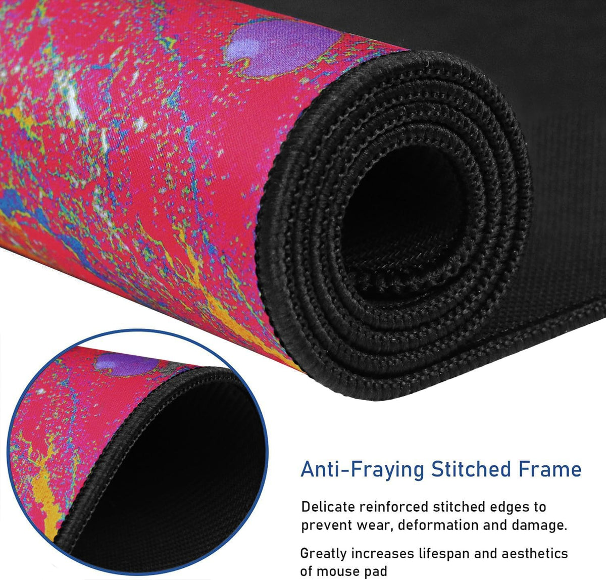 Large Extended Gaming Mouse Pad with Stitched Edges (31.5X15.7In) Mousepad