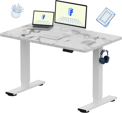 EN1 48"x24" One-Piece Standing Desk, White