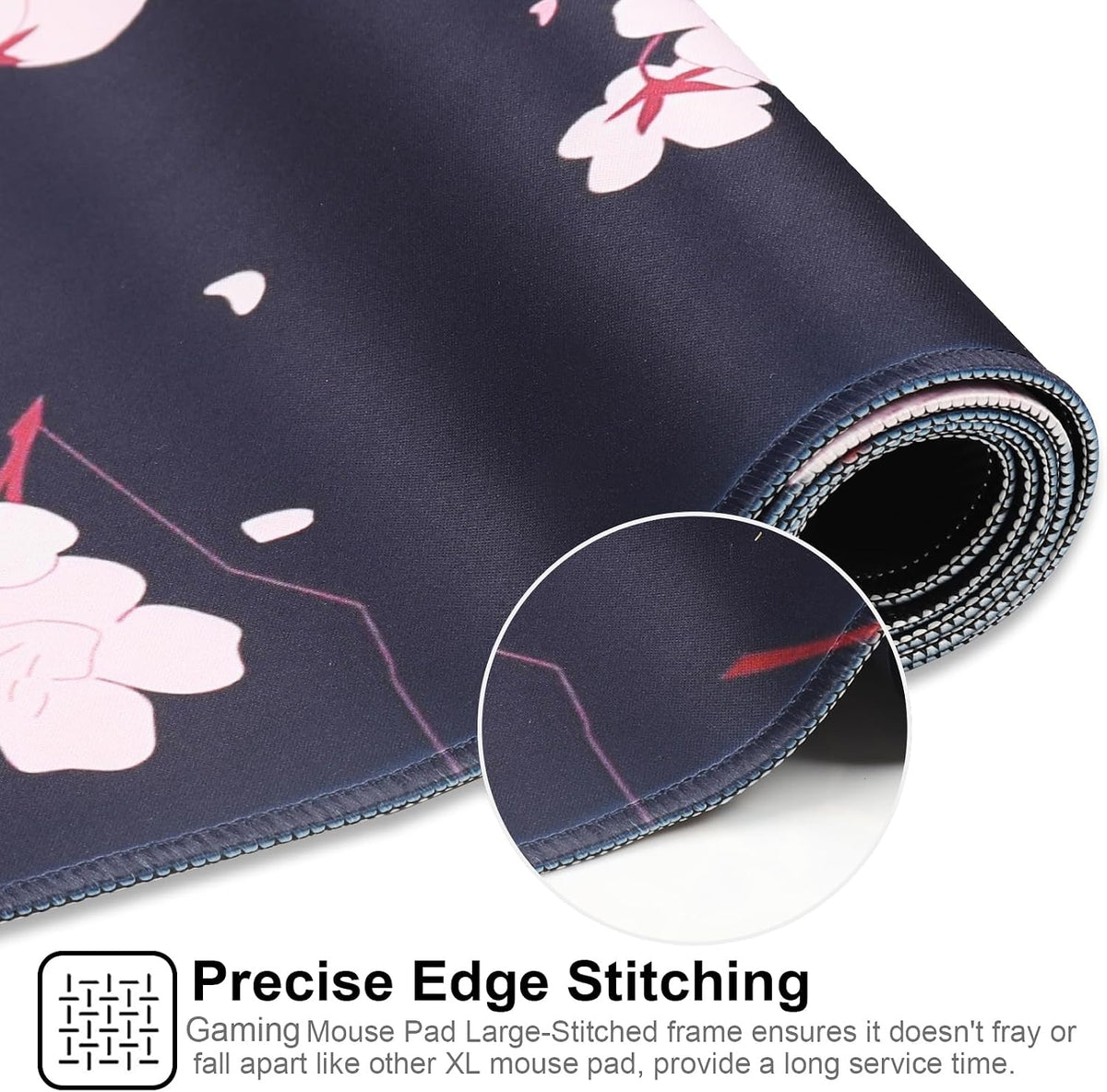 XXL Professional Large Mouse Pad & Computer Game Mouse Mat (35.4x15.7x0.1IN, Map) (90 * 40 Map)
