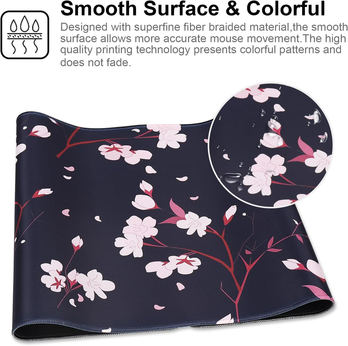 XXL Professional Large Mouse Pad & Computer Game Mouse Mat (35.4x15.7x0.1IN, Map) (90 * 40 Map)