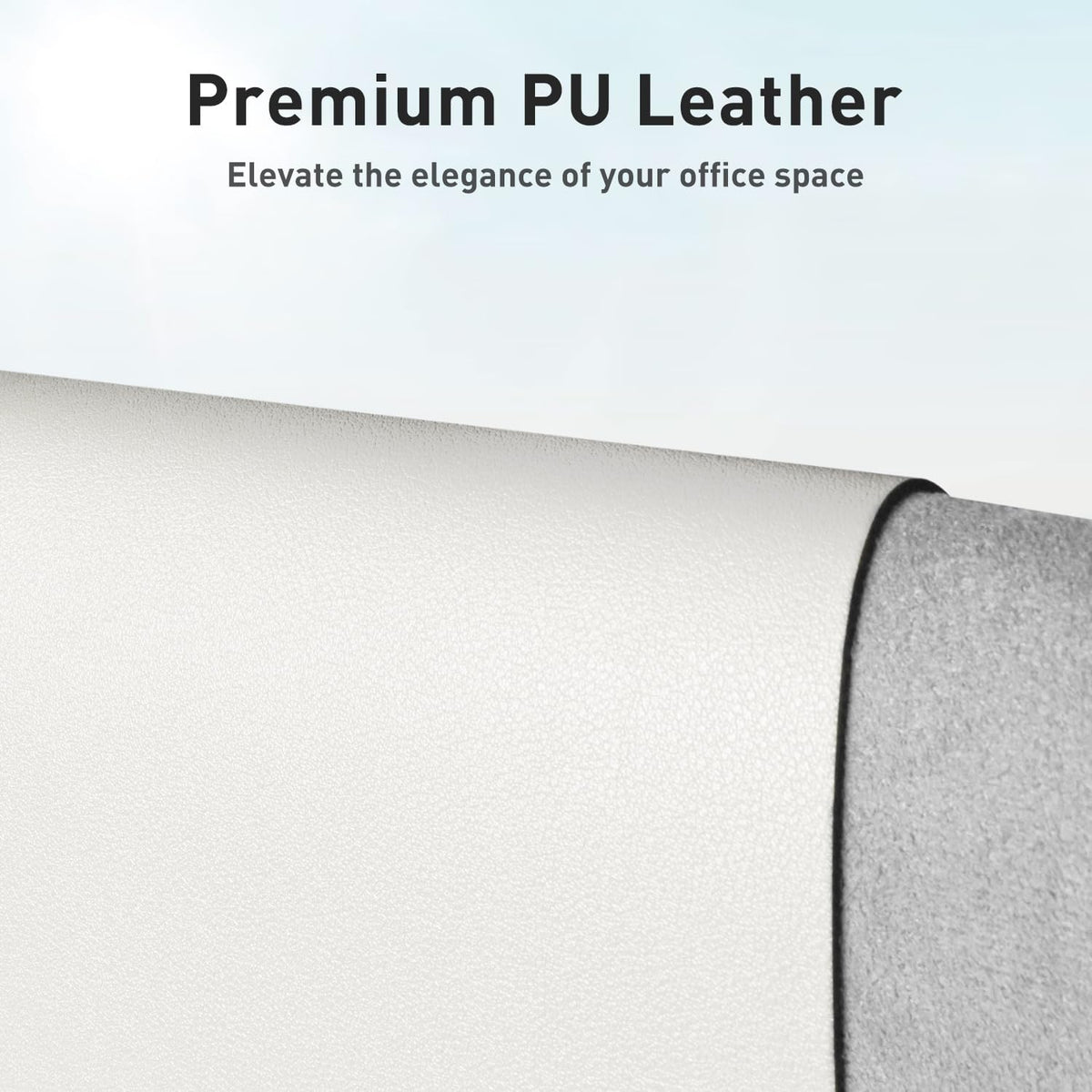 Aothia Leather Office Desk Pad Protector, Non-Slip PU Leather Desk Blotter, Waterproof Laptop Writing Mouse Pad for Office and Home, Black, 31.5" x 15.7" - Colors B