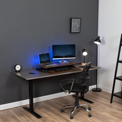 Black 32 in Standing Desk Converter, DESK-V000K