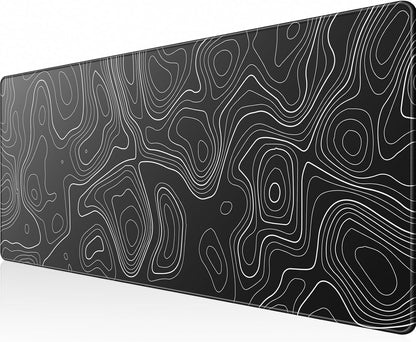 KTRIO Large Gaming Mouse Pad Desk Mat for Gamer, 31.5" x 11.8", Black, XL | Extended Size Design, Superior Micro-Weave Cloth, Non-Slip Rubber Base, Durable Stitched Edges, Water-Resistant Coating