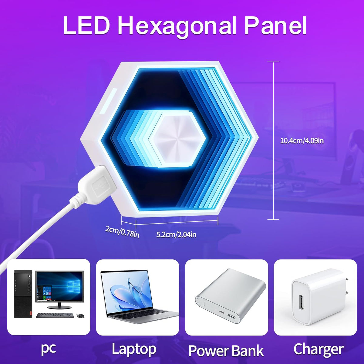 LED Desk Lamp with Clamp & Flexible Arm - 3 Light Sources, 4 Color Modes & 5 Brightness Levels, Eye-Caring Table Light with Memory Function