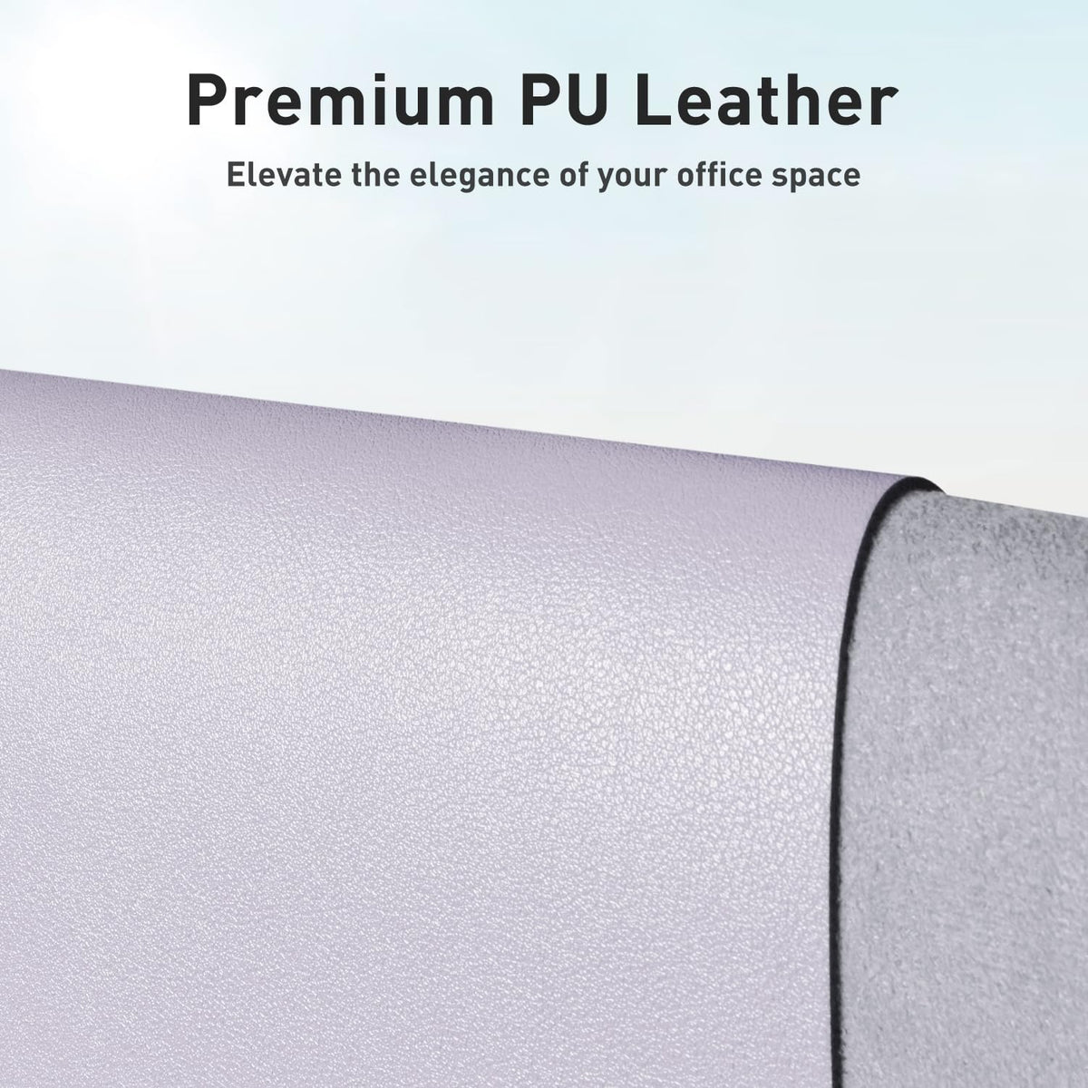 Aothia Leather Office Desk Pad Protector, Non-Slip PU Leather Desk Blotter, Waterproof Laptop Writing Mouse Pad for Office and Home, Black, 31.5" x 15.7" - Colors A