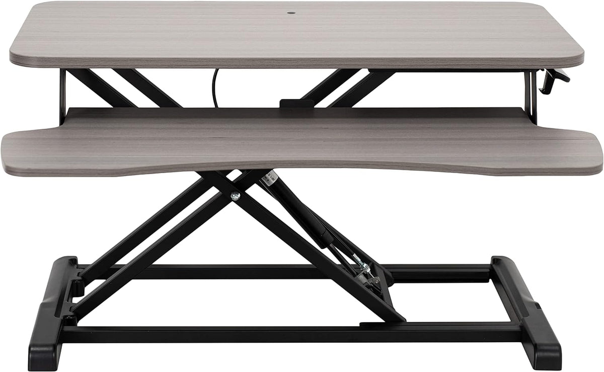 Black 32 in Standing Desk Converter, DESK-V000K
