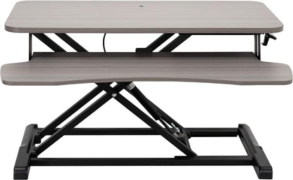 Black 32 in Standing Desk Converter, DESK-V000K