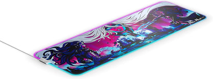 QcK Gaming Mouse Pad - XXL Cloth - Peak Tracking and Stability - Esports Mousepad - Never-Slip - Full Desk Coverage