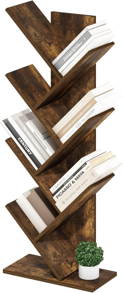 Furinno PASIR Book Shelf, 2-Tier Modern Bookshelf, Open Shelves Bookcase 9 x 12 x 21, Easy Assembly, for Living Room, Bedroom, Home Office, White
