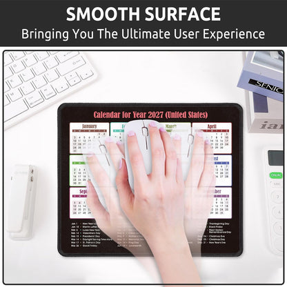 KONVINIT Ergonomic Mouse Pad with Wrist Rest, Small Mousepad with Non-Slip Rubber Base and Smooth Surface, Beach Mouse Pads for Desk, Office Desk Accessories