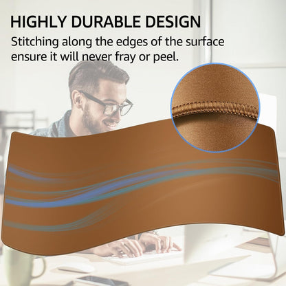 KTRIO Large Gaming Mouse Pad Desk Mat for Gamer, 31.5" x 11.8", Black, XL | Extended Size Design, Superior Micro-Weave Cloth, Non-Slip Rubber Base, Durable Stitched Edges, Water-Resistant Coating