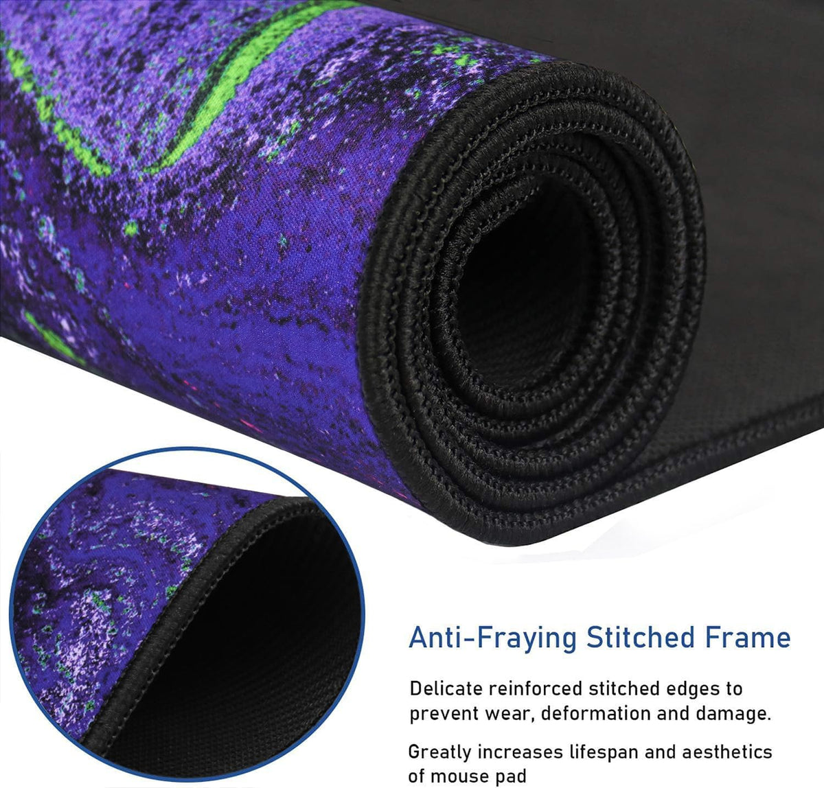 Large Extended Gaming Mouse Pad with Stitched Edges (31.5X15.7In) Mousepad