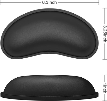 Dapesuom Enlarge Keyboard Wrist Rest, Cute Memory Foam Keyboard Wrist Cushion for Computer Desk Mats Support, Typing Pain Relief Ergonomic Mouse Pad Rests with Non-Slip Base for Gaming, Laptop, Purple