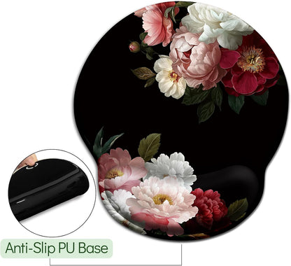 Funny Ergonomic Mouse Pad with Wrist Rest, Cat Desk Decor Gifts - Colors A
