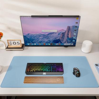 KTRIO Large Gaming Mouse Pad Desk Mat for Gamer, 31.5" x 11.8", Black, XL | Extended Size Design, Superior Micro-Weave Cloth, Non-Slip Rubber Base, Durable Stitched Edges, Water-Resistant Coating