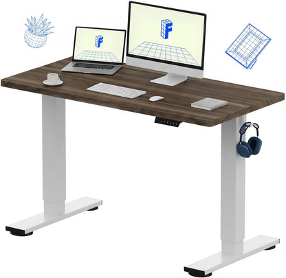 EN1 48"x24" One-Piece Standing Desk, White