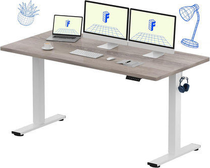 EN1 48"x24" One-Piece Standing Desk, White