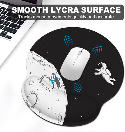 Ergonomic Mouse Pad with Wrist Rest and Keyboard Wrist Rest, Mousepad