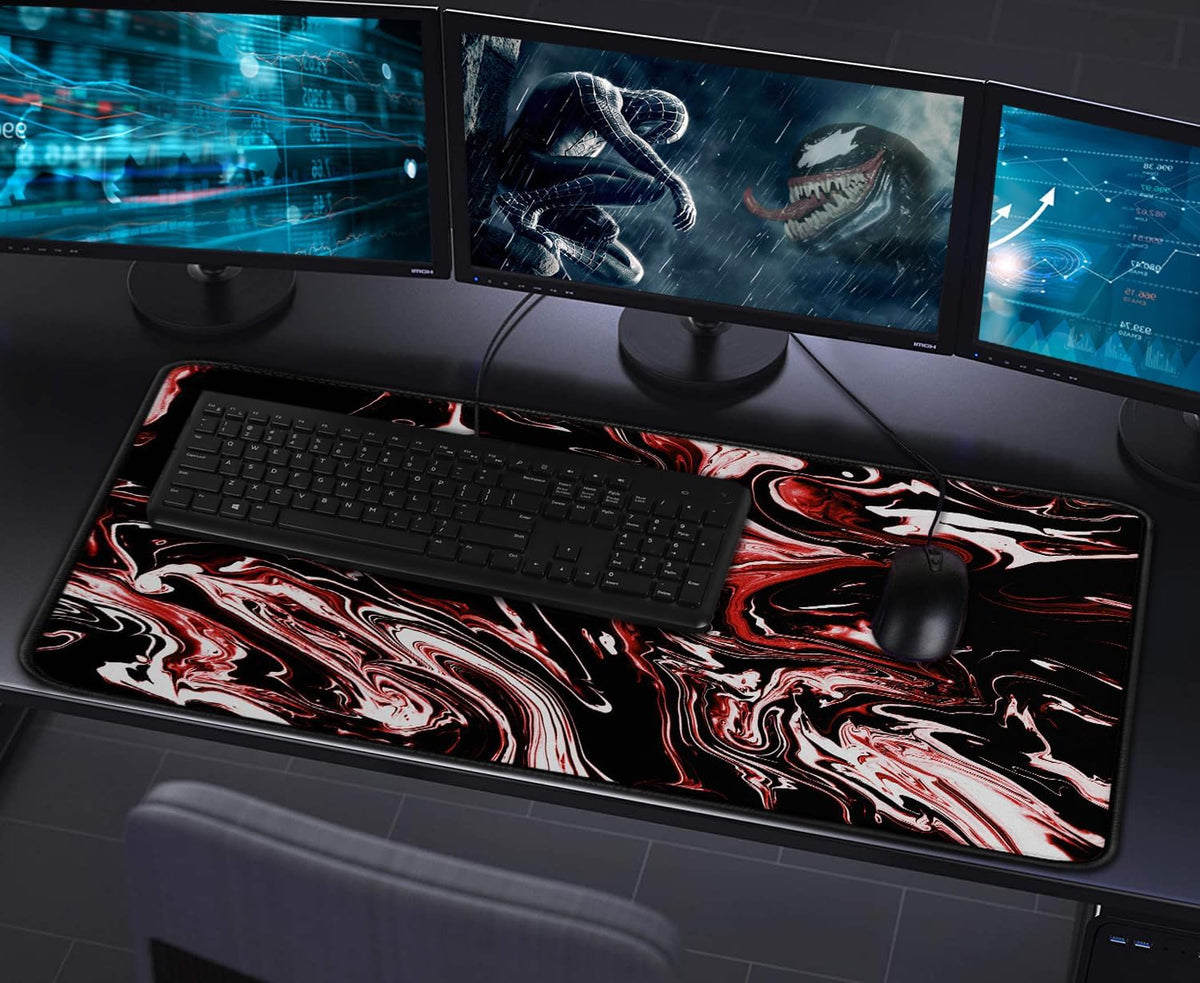 Large Extended Gaming Mouse Pad with Stitched Edges (31.5X15.7In) Mousepad