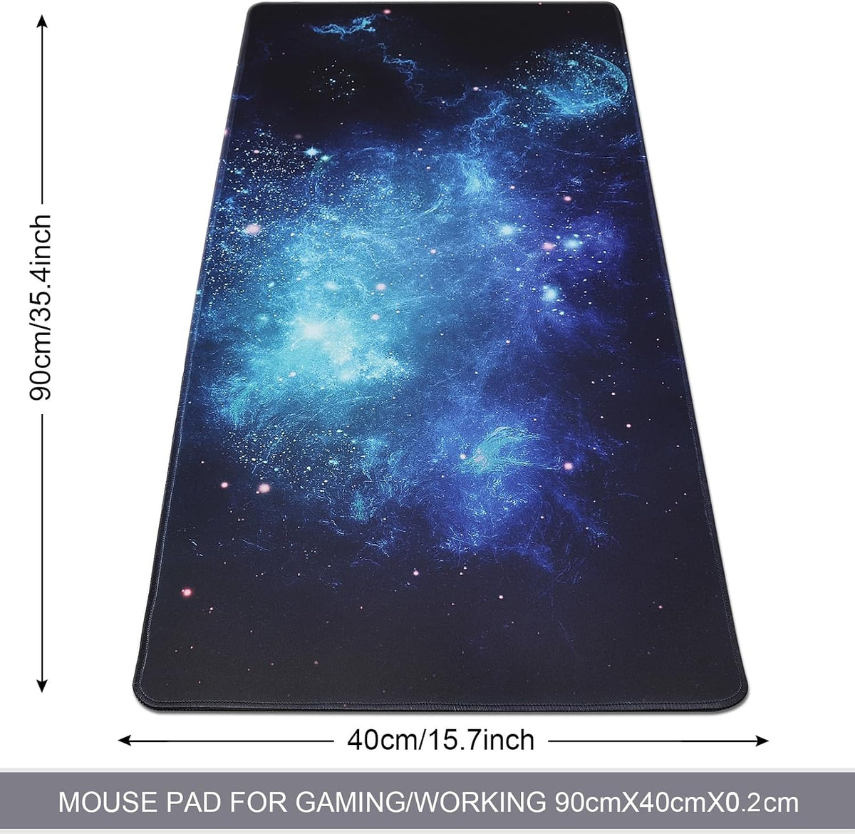 XXL Professional Large Mouse Pad & Computer Game Mouse Mat (35.4x15.7x0.1IN, Map) (90 * 40 Map)