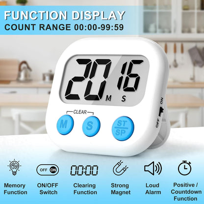 ZILLEEN Classroom Timer for Kids Teachers 2 Pack Digital Timers