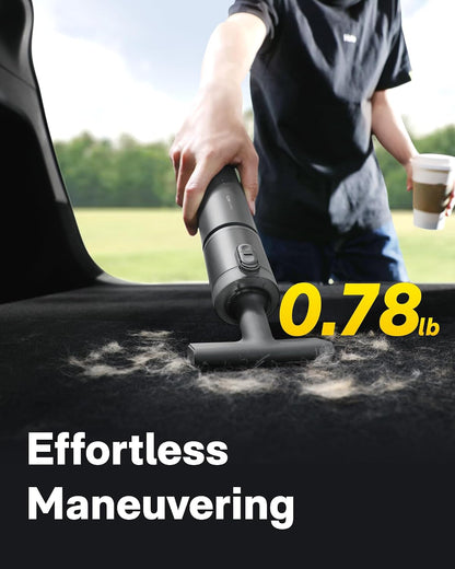 HOTO Handheld Car Vacuum Cleaner Cordless, 4-in-1 Portable Mini Vacuum with 20000Pa Strong Suction, Electric Compressed Air Duster Blower for Car, Desk, Keyboard, Home, Office