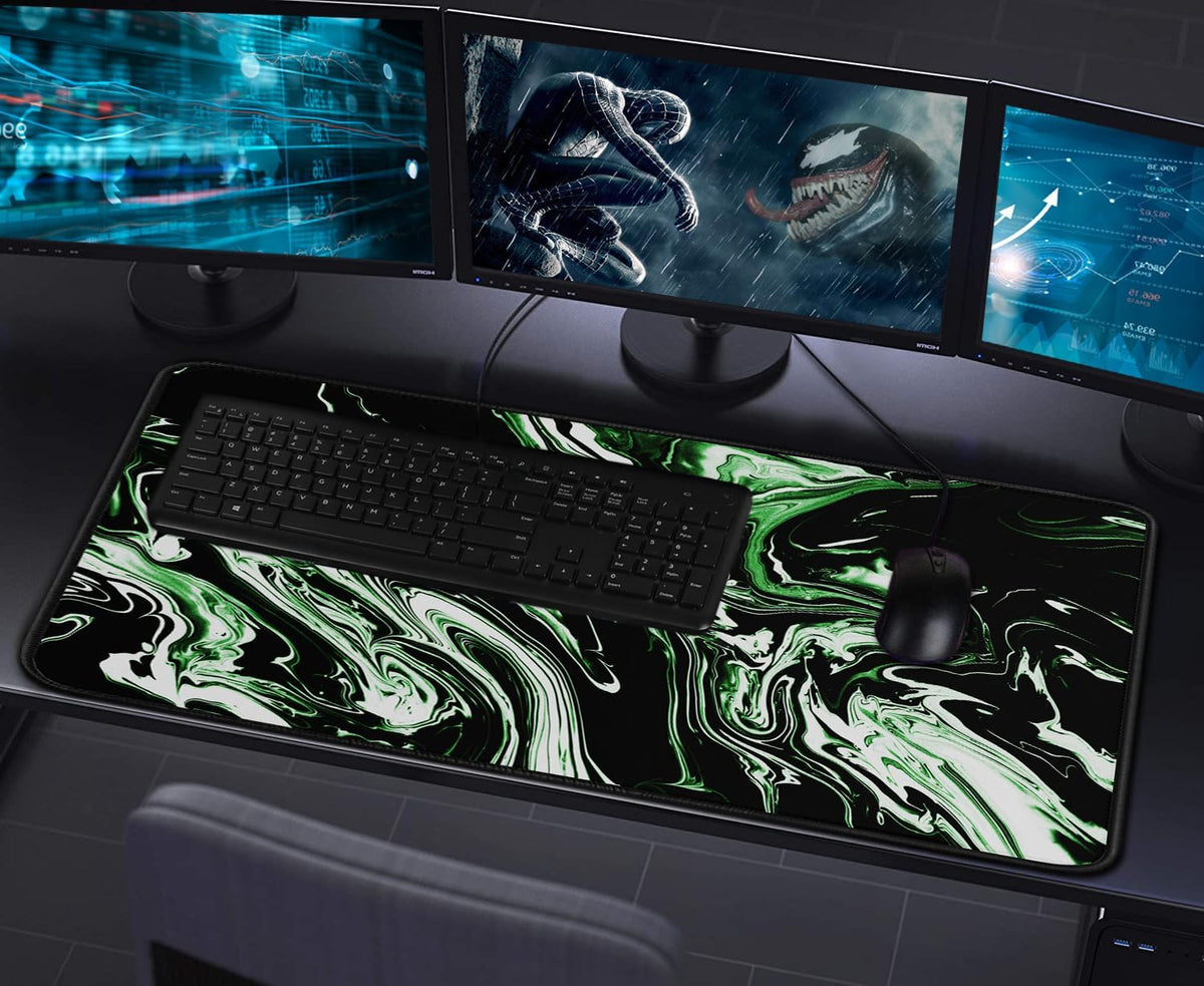 Large Extended Gaming Mouse Pad with Stitched Edges (31.5X15.7In) Mousepad