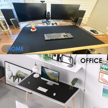 KTRIO Large Gaming Mouse Pad Desk Mat for Gamer, 31.5" x 11.8", Black, XL | Extended Size Design, Superior Micro-Weave Cloth, Non-Slip Rubber Base, Durable Stitched Edges, Water-Resistant Coating