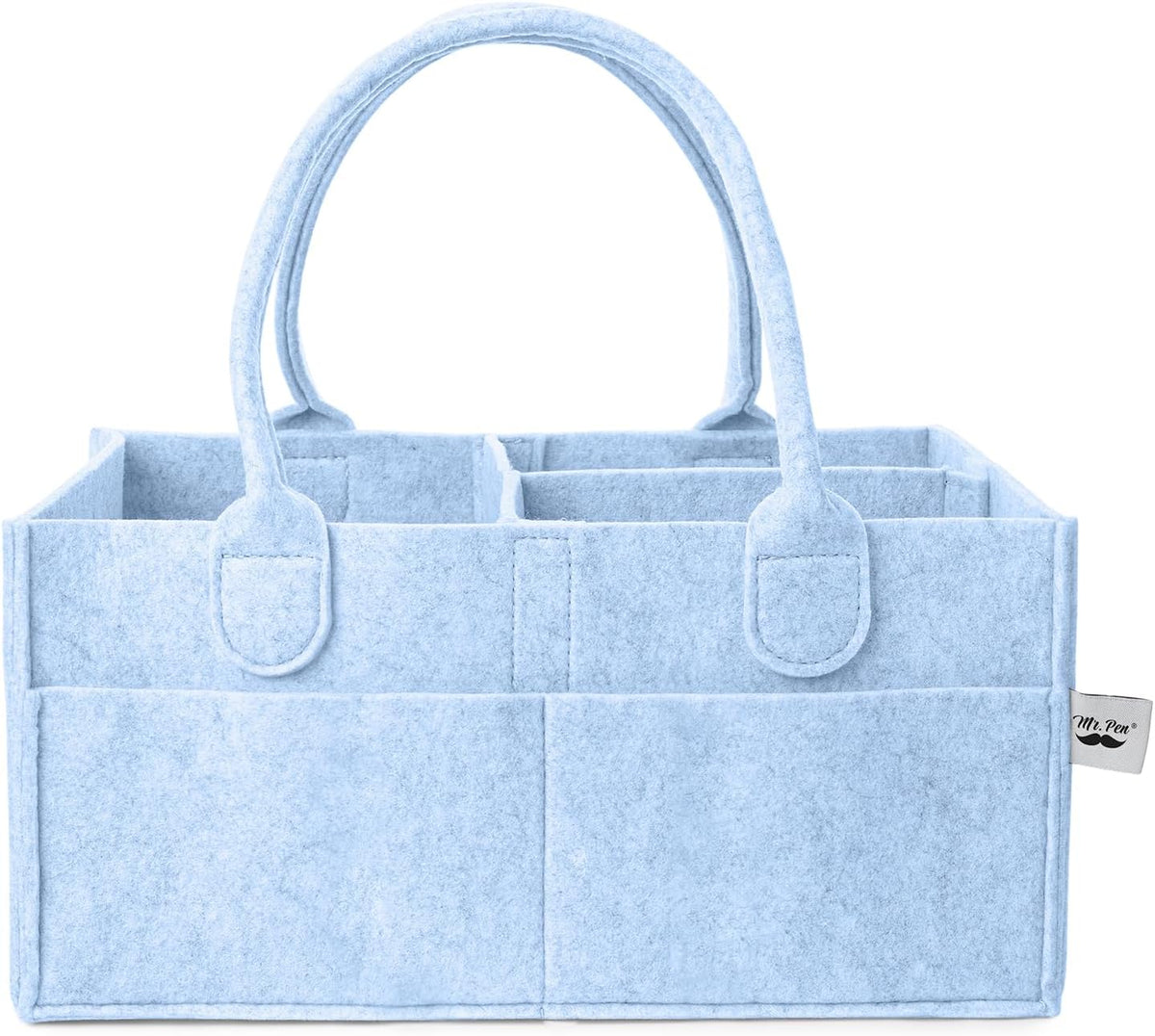 Baby Diaper Caddy Organizer, Gray, Medium
