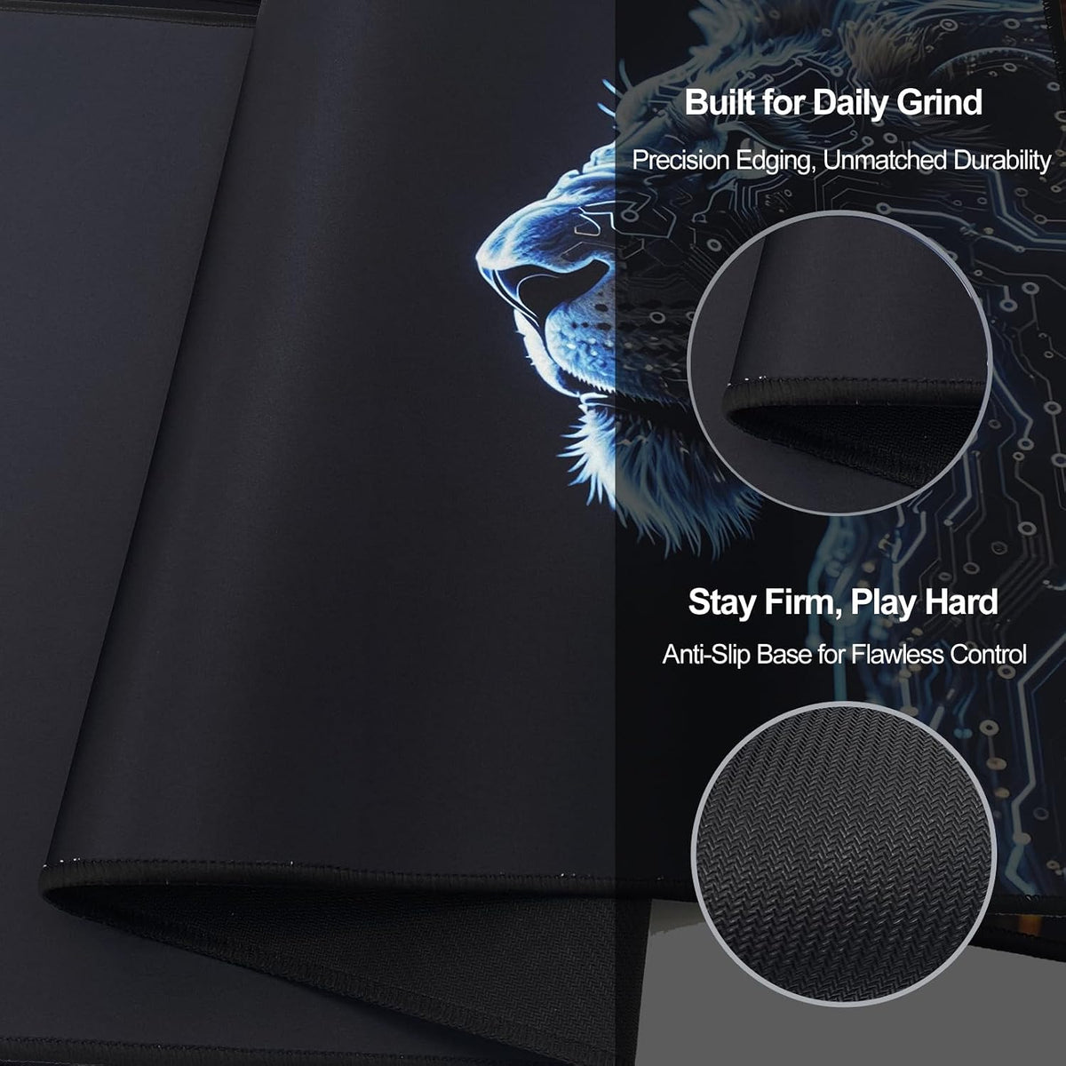 XXL Professional Large Mouse Pad & Computer Game Mouse Mat (35.4x15.7x0.1IN, Map) (90 * 40 Map)